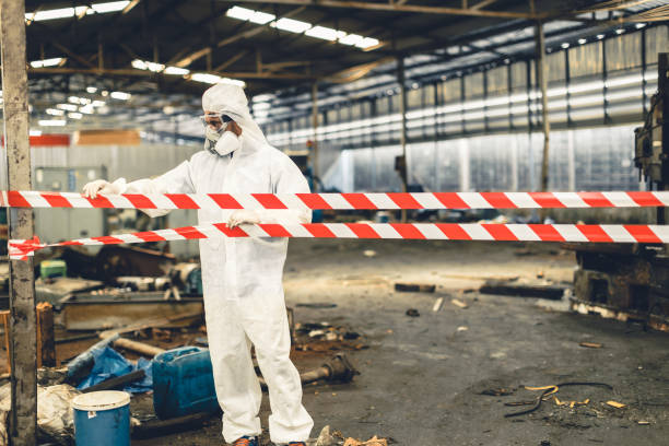 Professional Drug Lab Cleanup technician working in Fairview, NJ